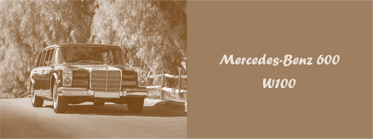 La Mercedes 600 W100 : Un Chef-d'œuvre d'Élégance et de Puissance