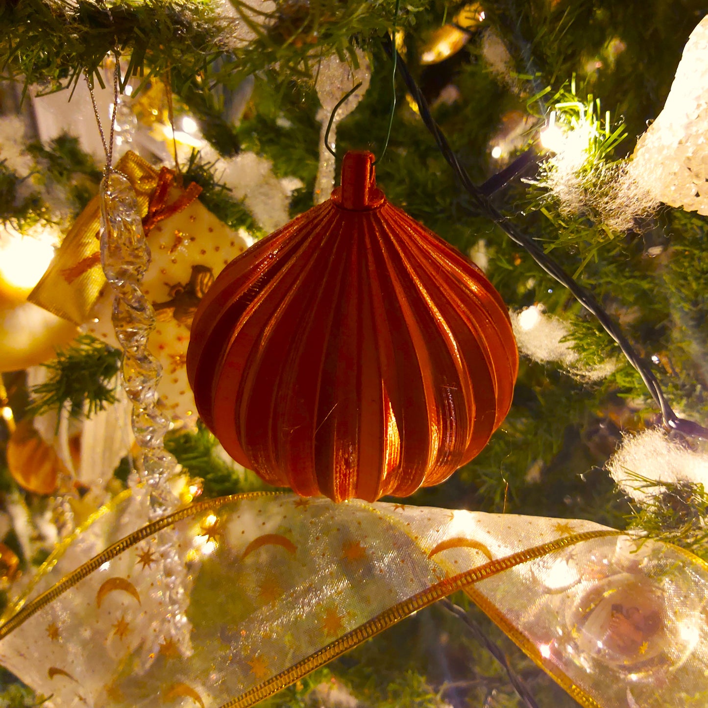 Boules de Noël "Boule de glace" (STL)