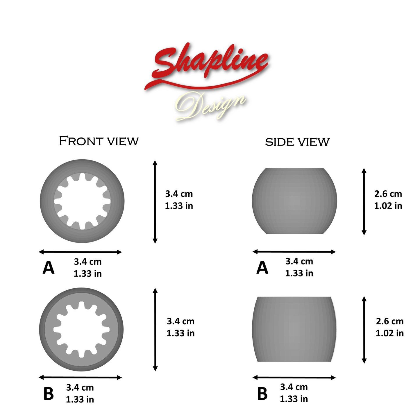 Gear selector balls for transmission control linkage 191711135 / 191711135A (STL)