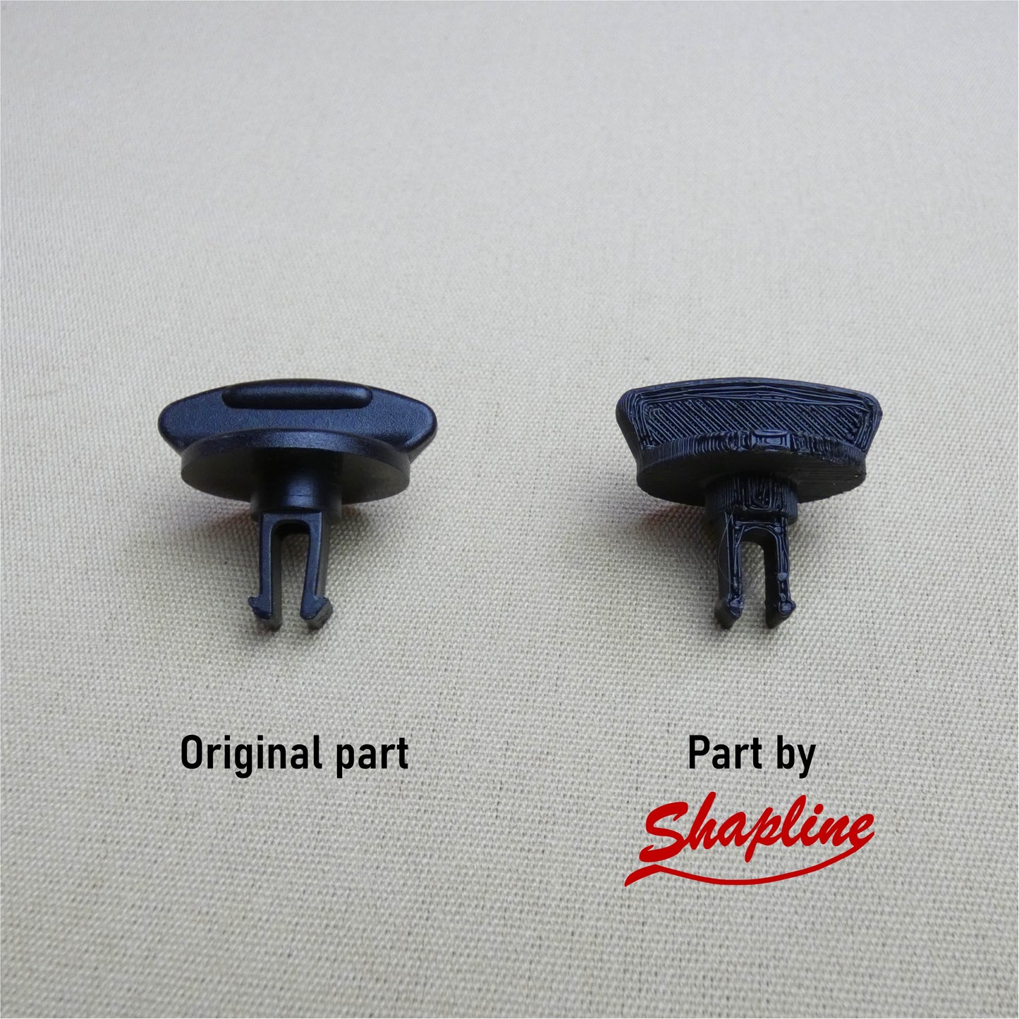 Languette et loquet de verrouillage pour compartiment automobile (STL)