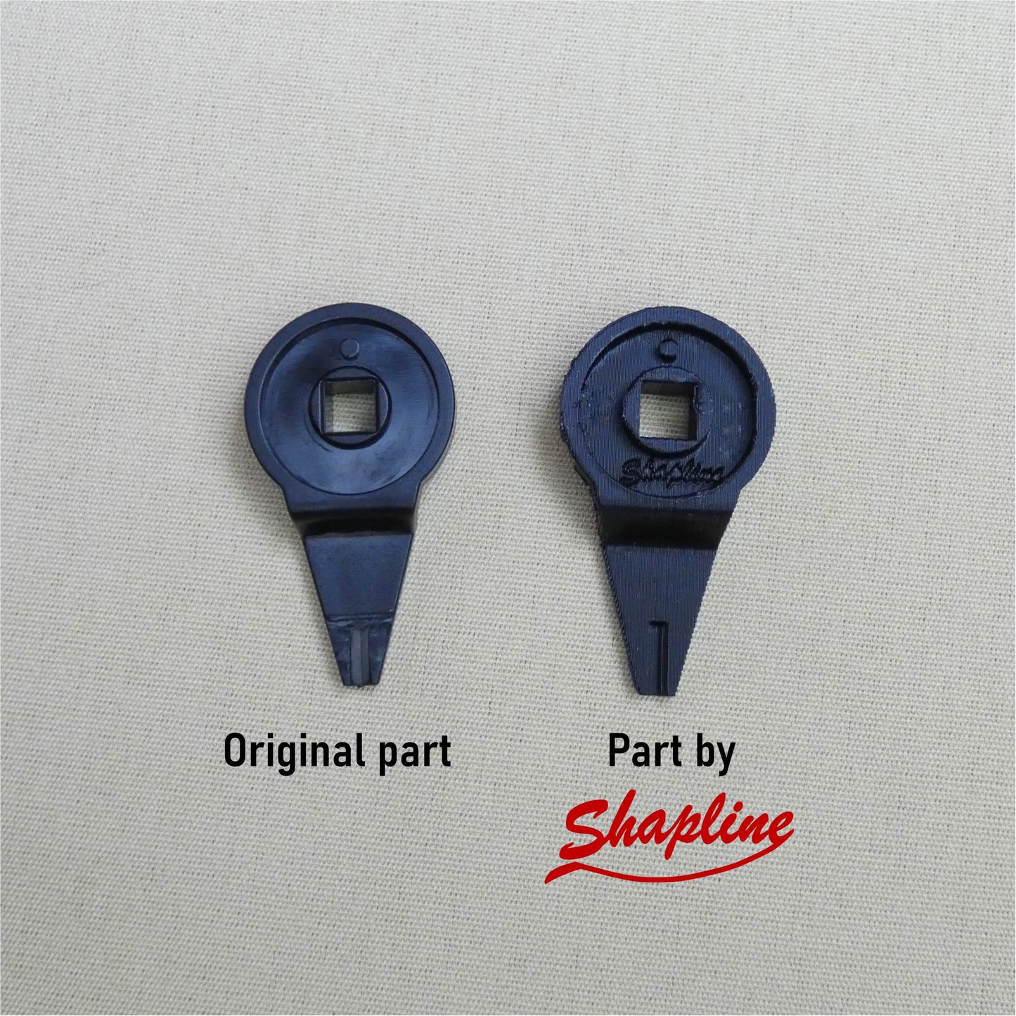 Languette et loquet de verrouillage pour compartiment automobile (STL)