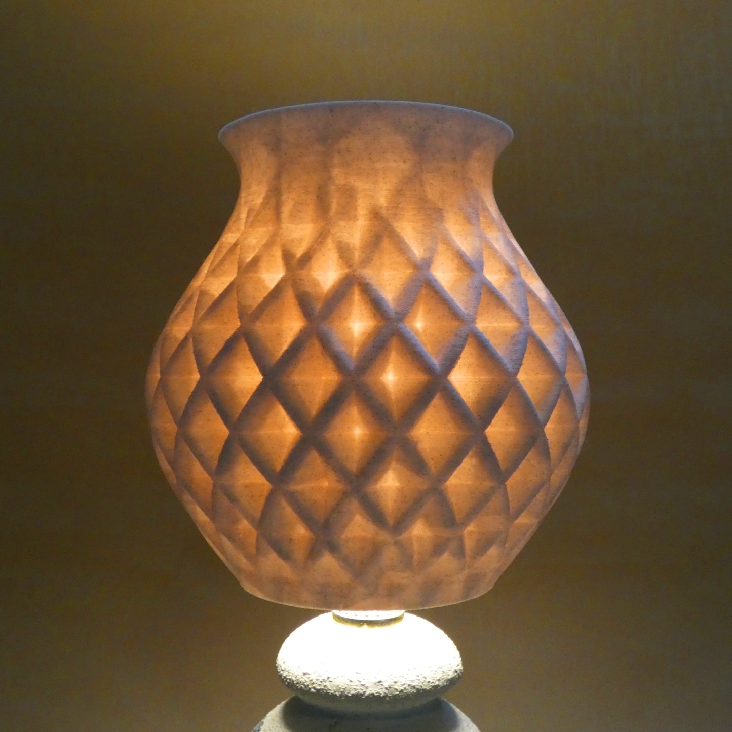 Abat jour damier croisé (STL)