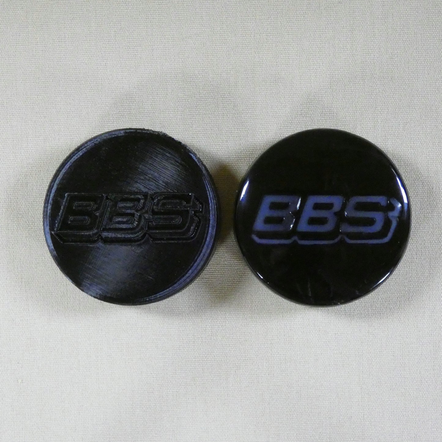 Capuchon de centre de roue badgé BBS 70mm (STL)