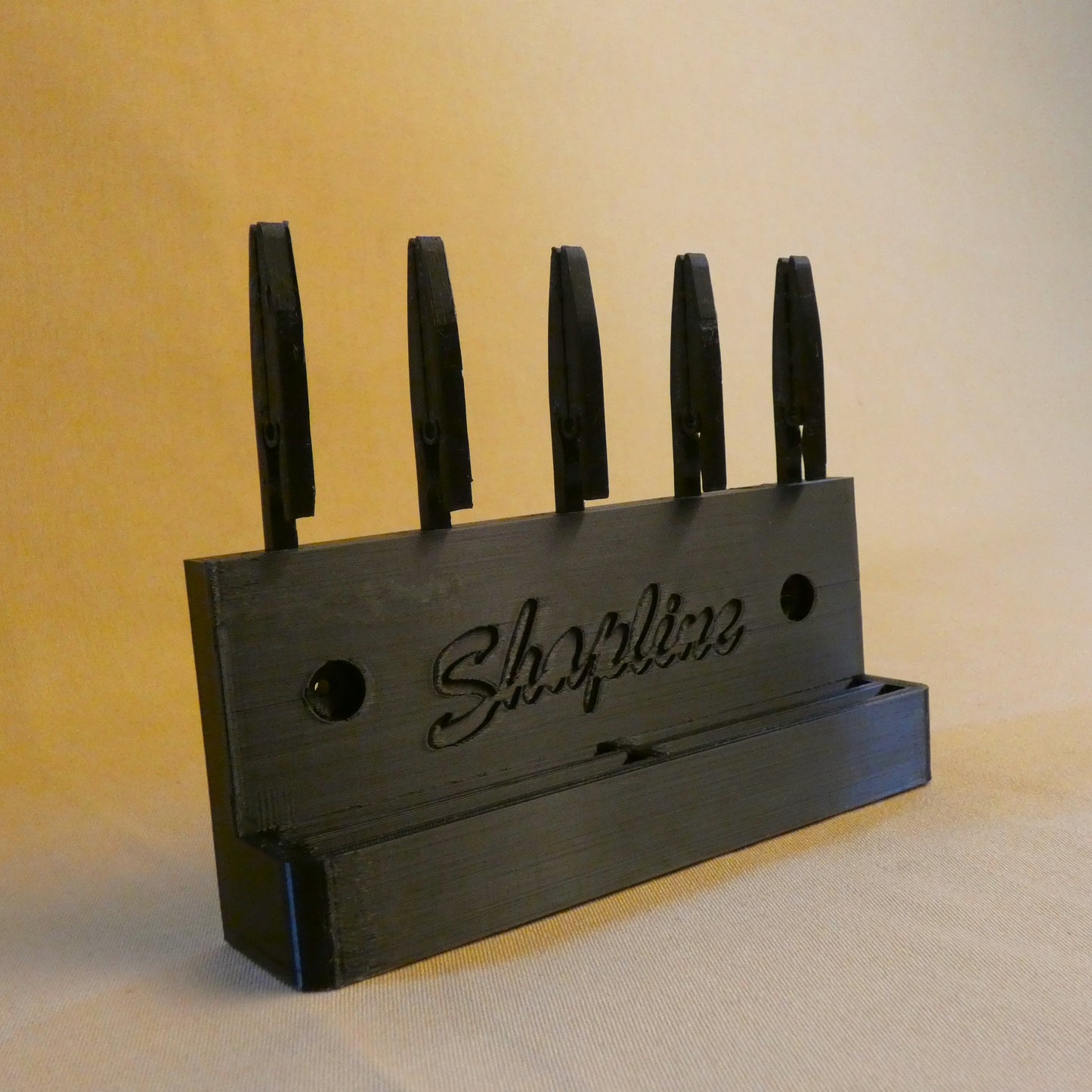 Porte-cravates, 4 emplacements (STL)