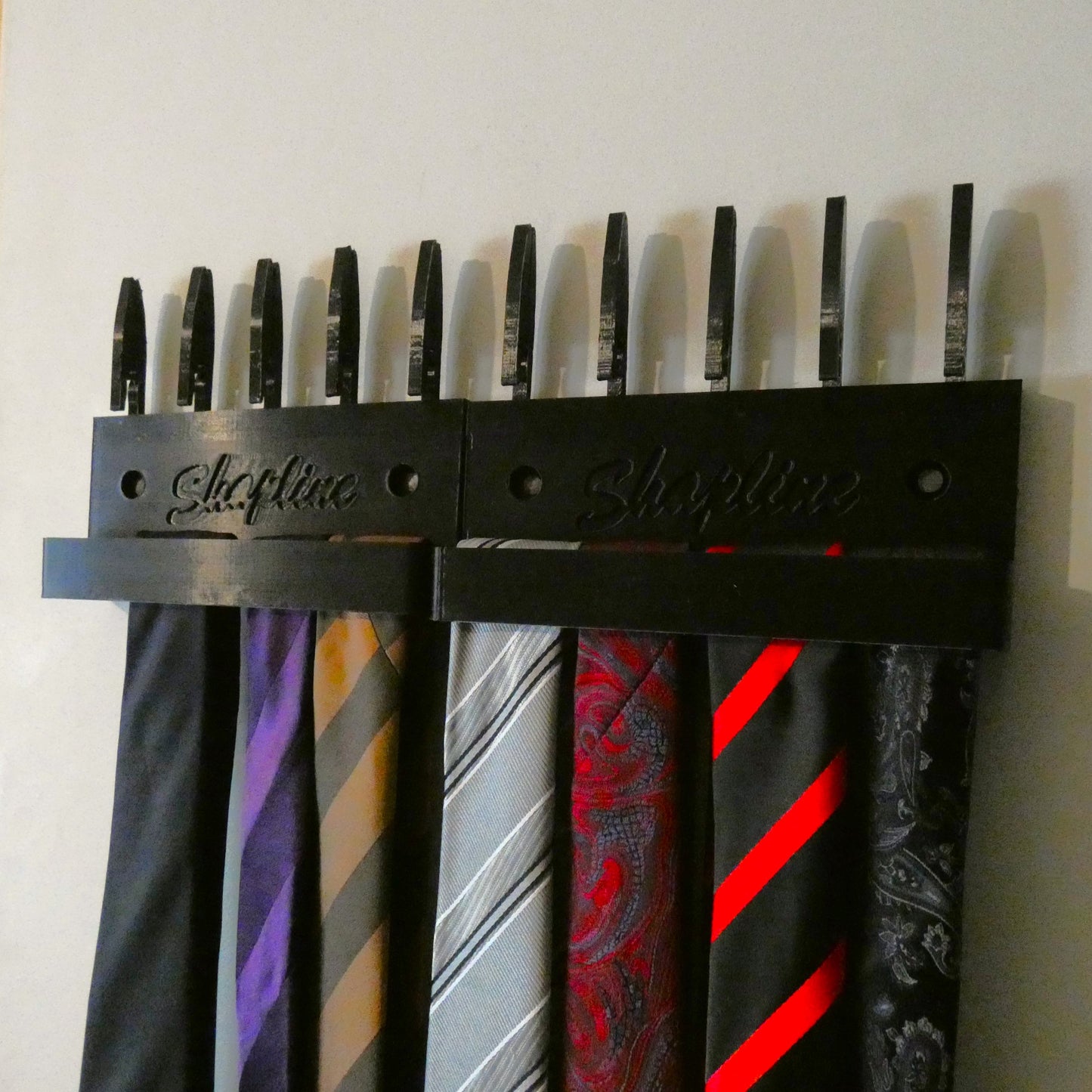 Porte-cravates, 4 emplacements (STL)