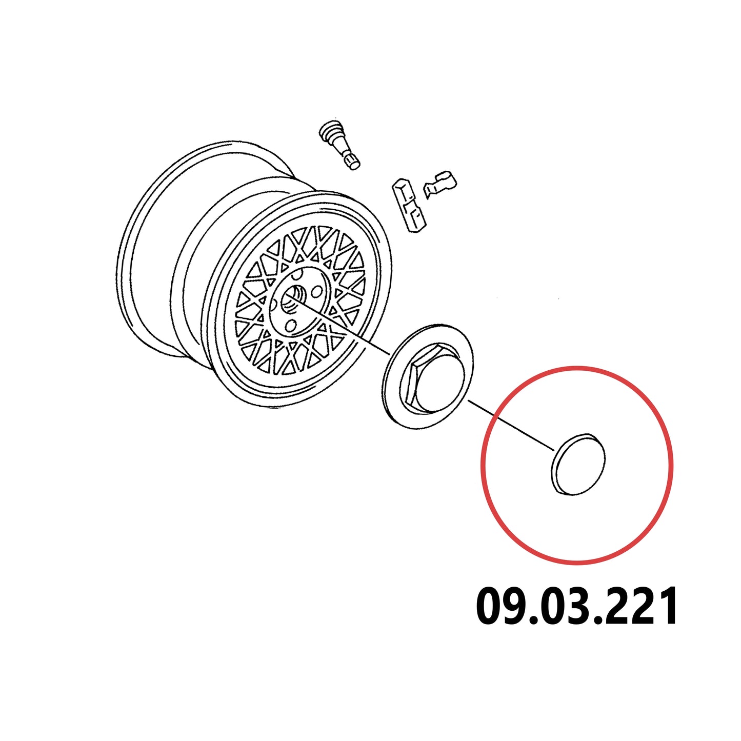Capuchon de centre de roue personnalisable 70mm (STL)
