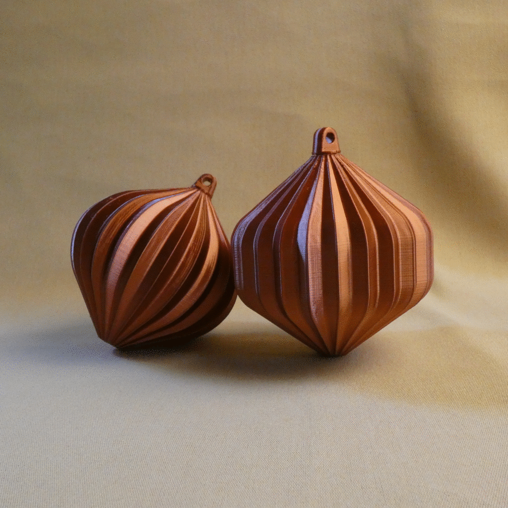 Boules de Noël "Boule de glace" (STL)
