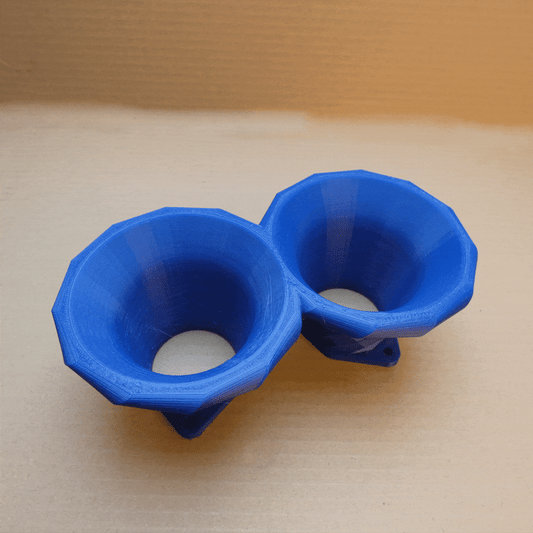 Double Fractal Trumpet for Dell'Orto DRLA 45 Carburetor (STL File for 3D Printing)