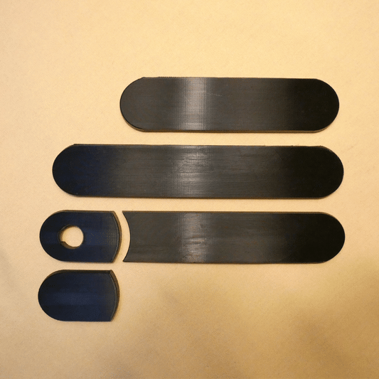 Rear wing quarter cover for Peugeot 205 blank (STL)