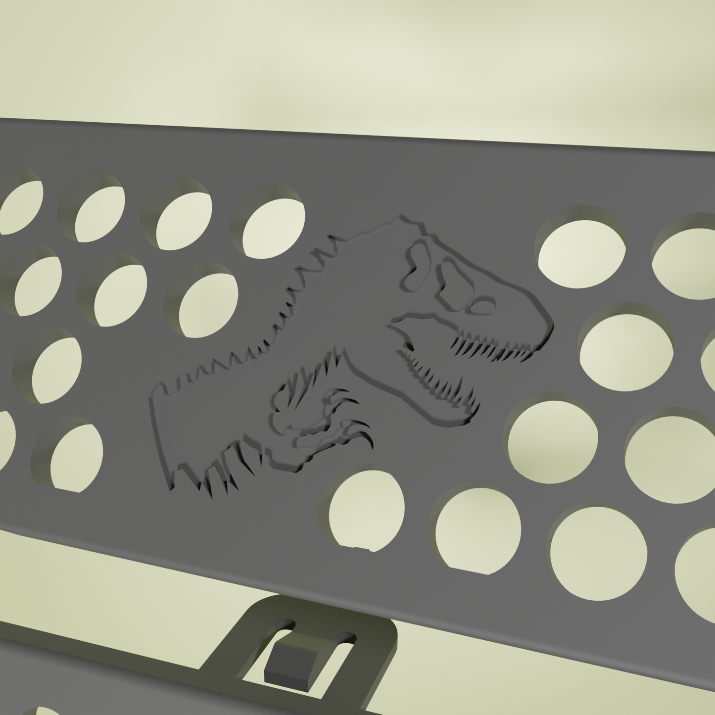 Grille logo T-rex pour Mercedes-Benz Classe ML (W163) A1638851581 / 1638851581 (STL)