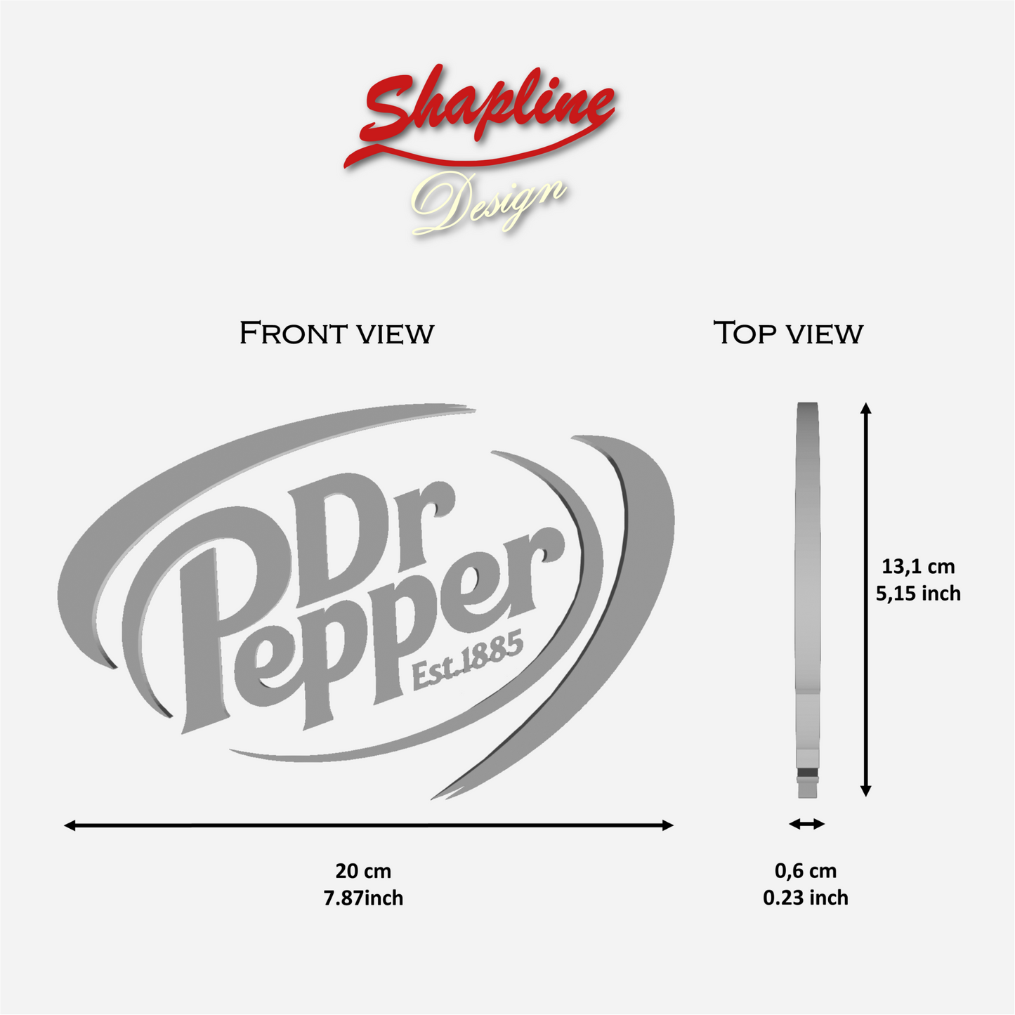 Logo Dr Pepper (STL)
