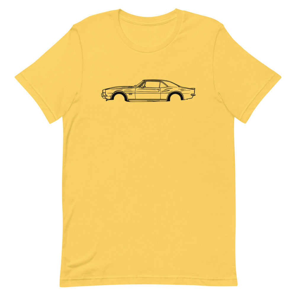 T-shirt Homme Manches Courtes Chevrolet Camaro mk1