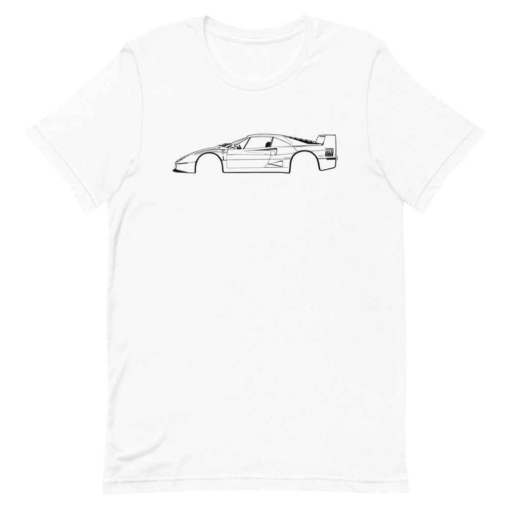 T-shirt Homme Manches Courtes Ferrari F40