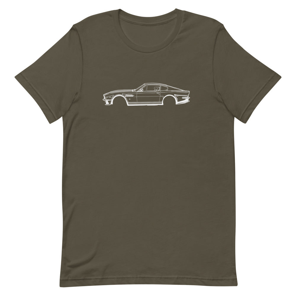 T-shirt Homme Manches Courtes Aston Martin V8