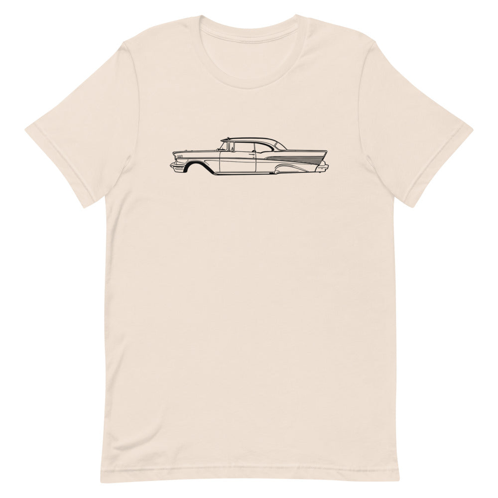 T-shirt Homme Manches Courtes Chevrolet Bel Air mk2