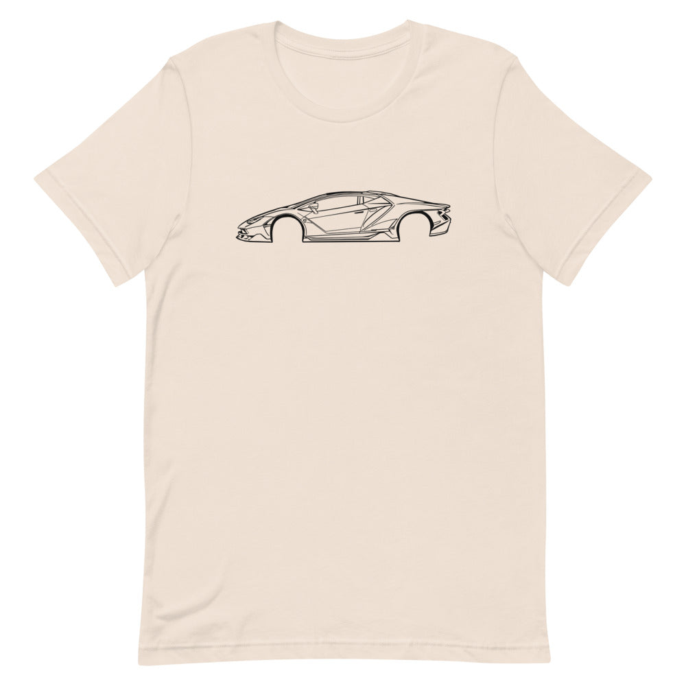 T-shirt Homme Manches Courtes Lamborghini Centenario