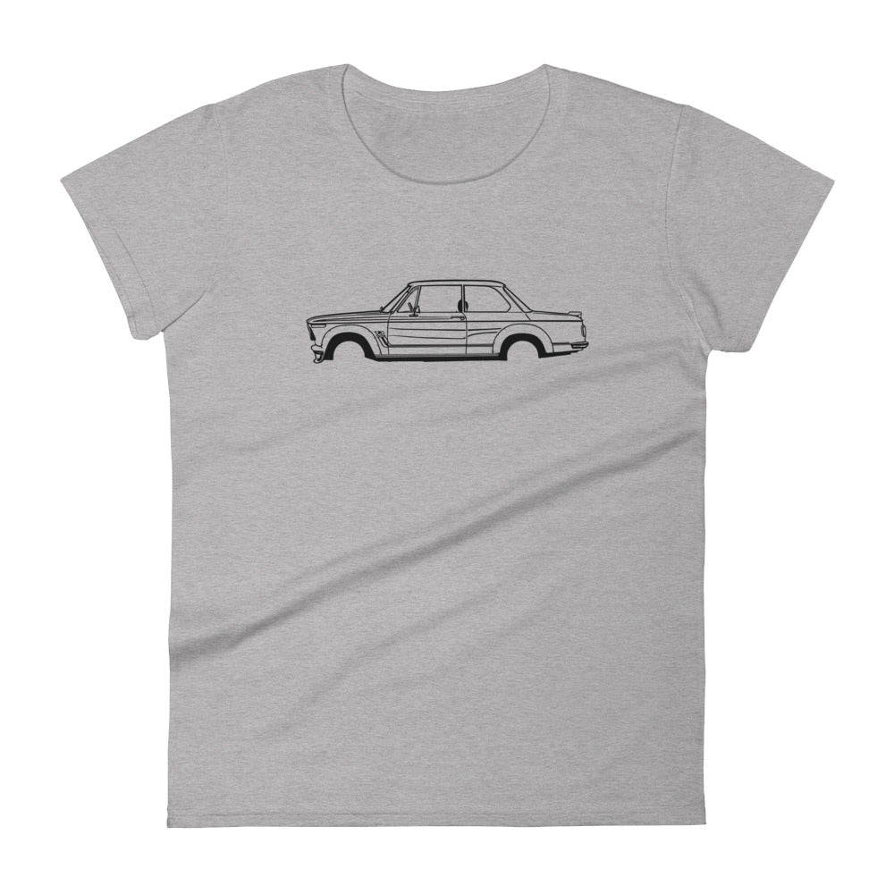 T-shirt femme Manches Courtes BMW 2002