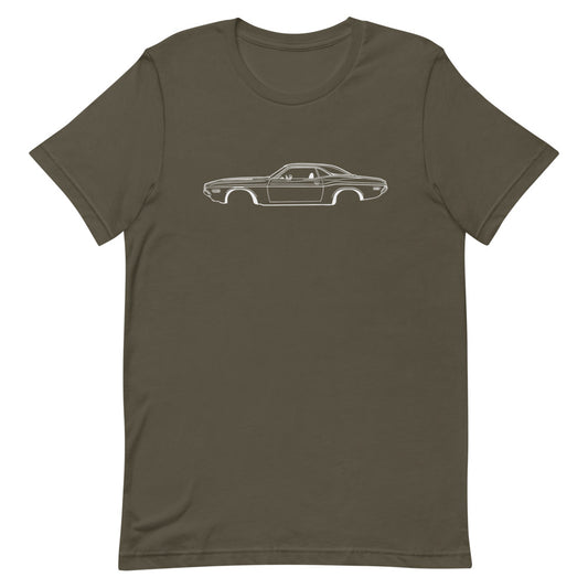 T-shirt Homme Manches Courtes Dodge Challenger mk1