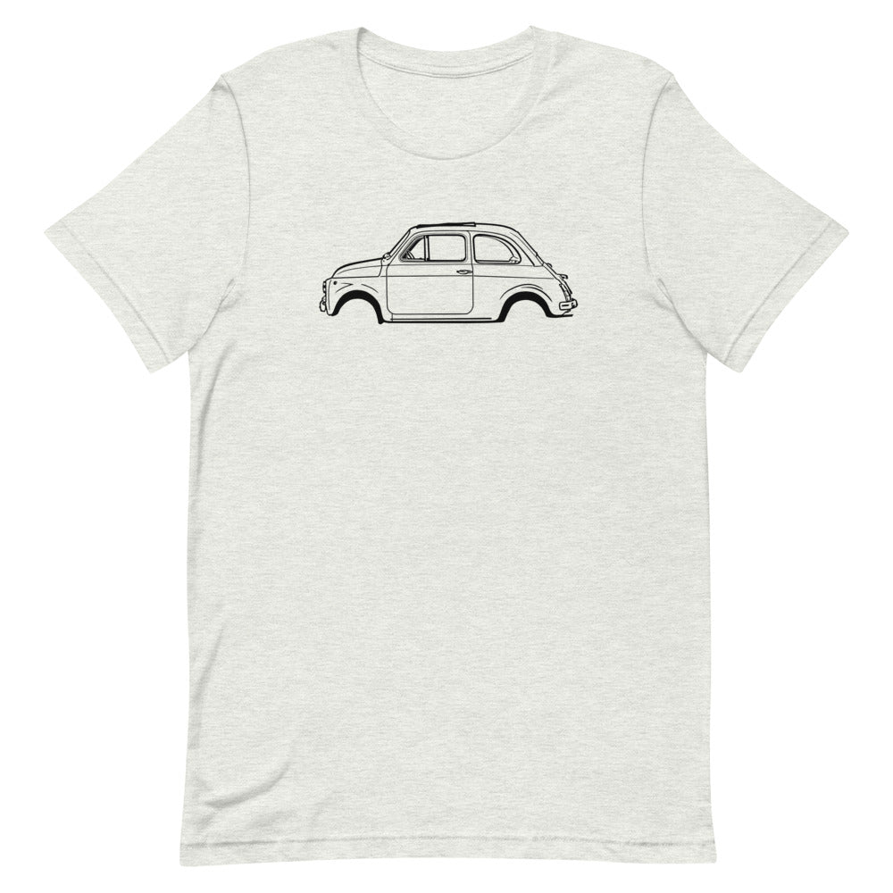 T-shirt Homme Manches Courtes Fiat 500 mk1