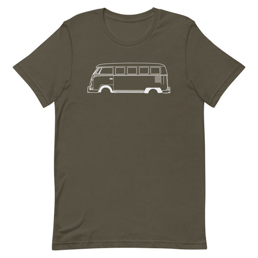 T-shirt Homme Manches Courtes Volkswagen Combi T1