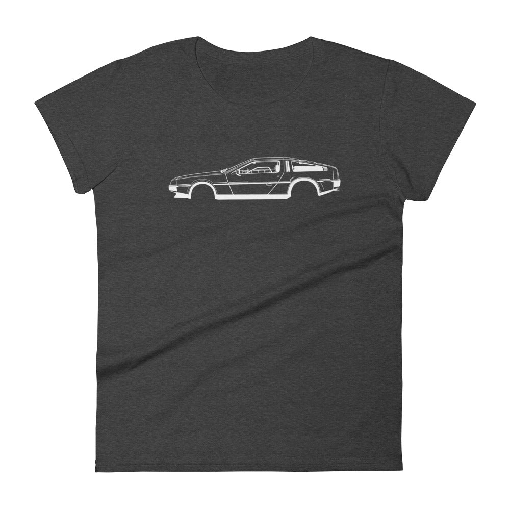 T-shirt femme Manches Courtes Delorean DMC-12