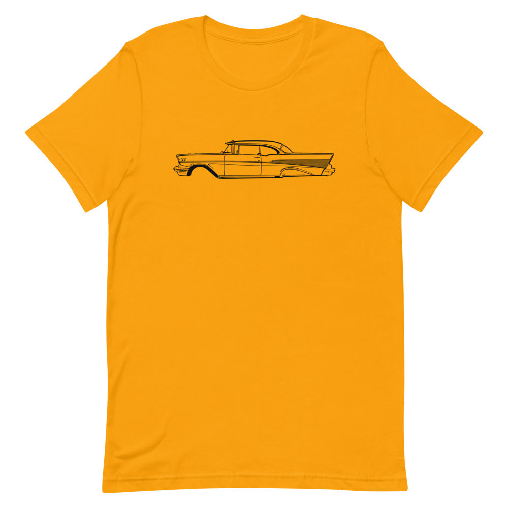 T-shirt Homme Manches Courtes Chevrolet Bel Air mk2