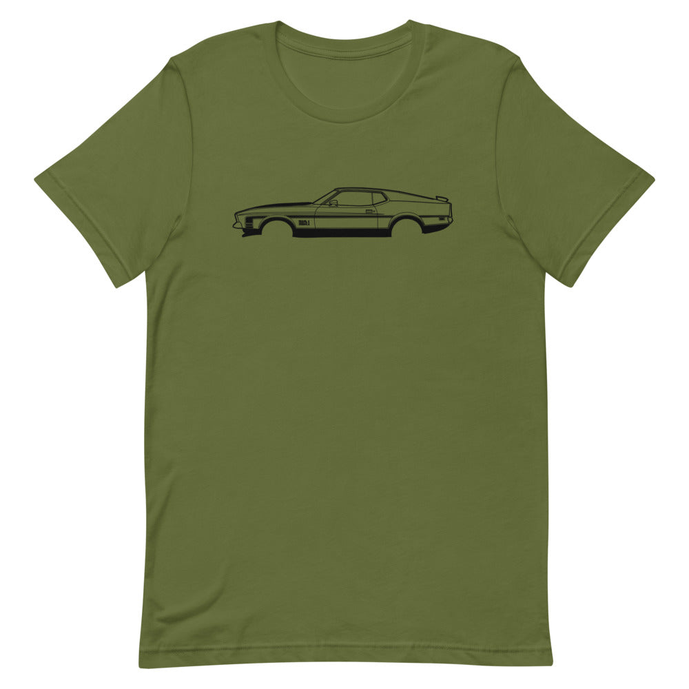 T-shirt Homme Manches Courtes Ford Mustang Mach 1 mk2