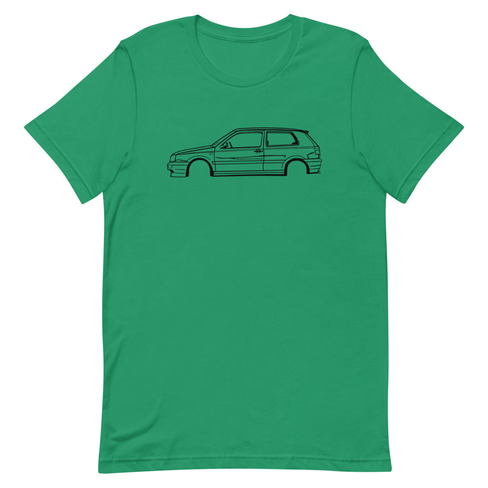 T-shirt Homme Manches Courtes Volkswagen Golf mk3