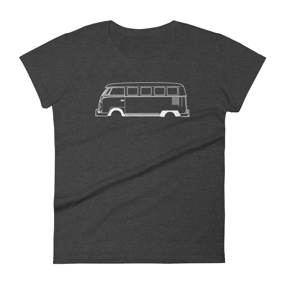 T-shirt femme Manches Courtes Volkswagen Combi T1