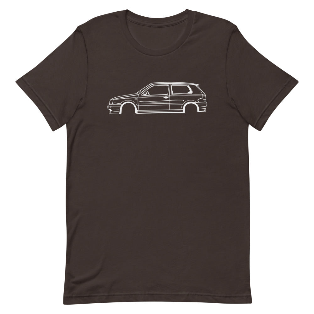 T-shirt Homme Manches Courtes Volkswagen Golf mk3