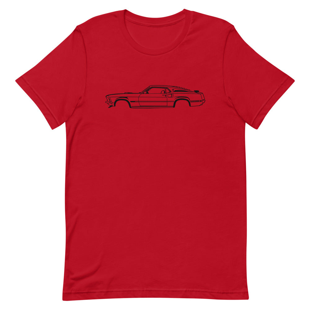 T-shirt Homme Manches Courtes Ford Mustang Mach 1 mk1