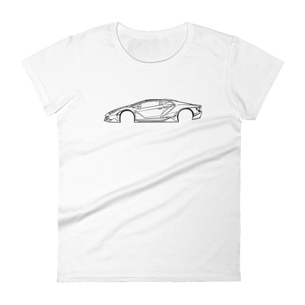 T-shirt femme Manches Courtes Lamborghini Centenario