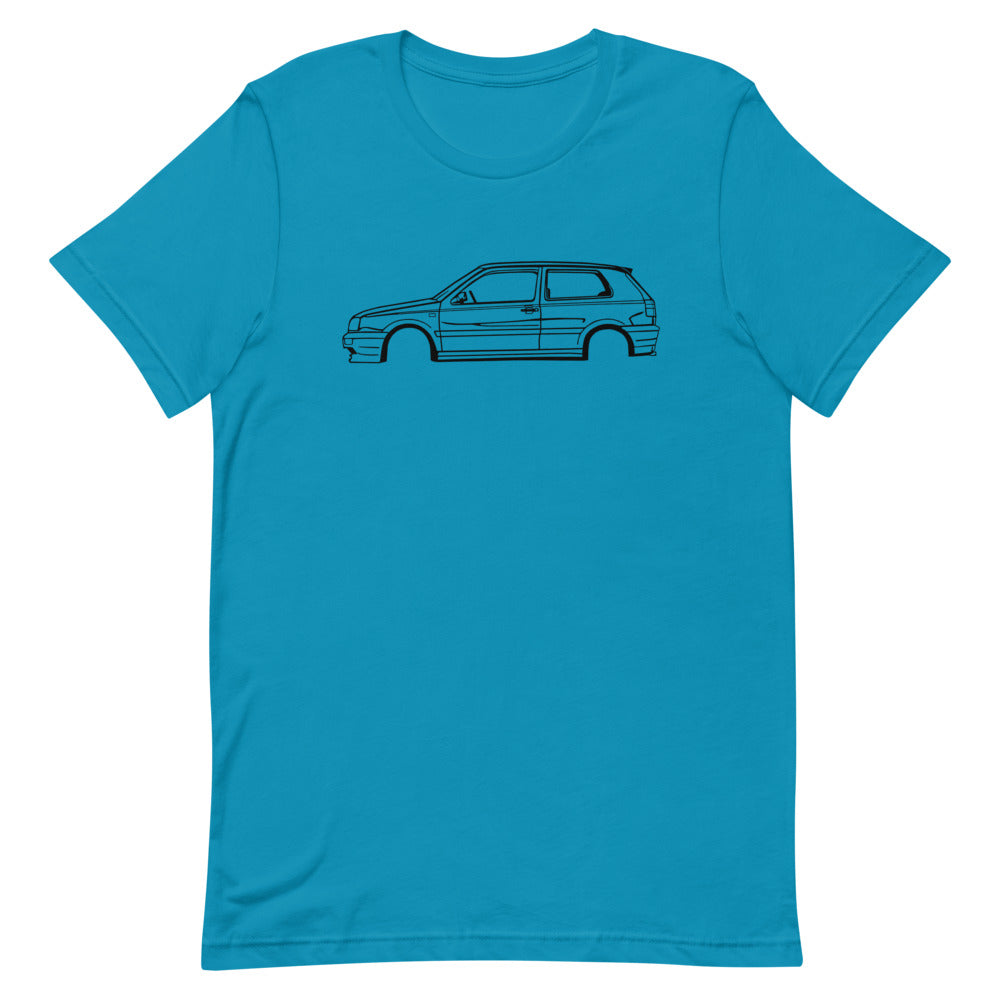 T-shirt Homme Manches Courtes Volkswagen Golf mk3
