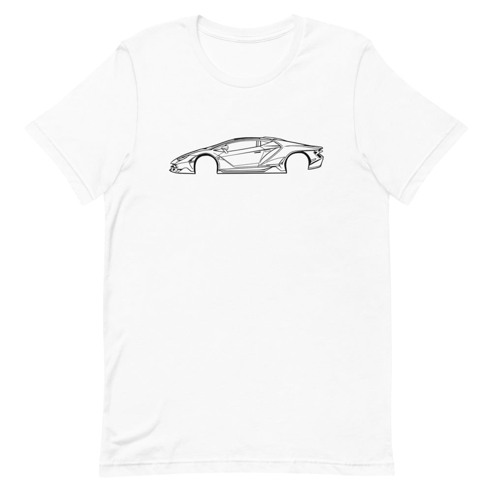 T-shirt Homme Manches Courtes Lamborghini Centenario