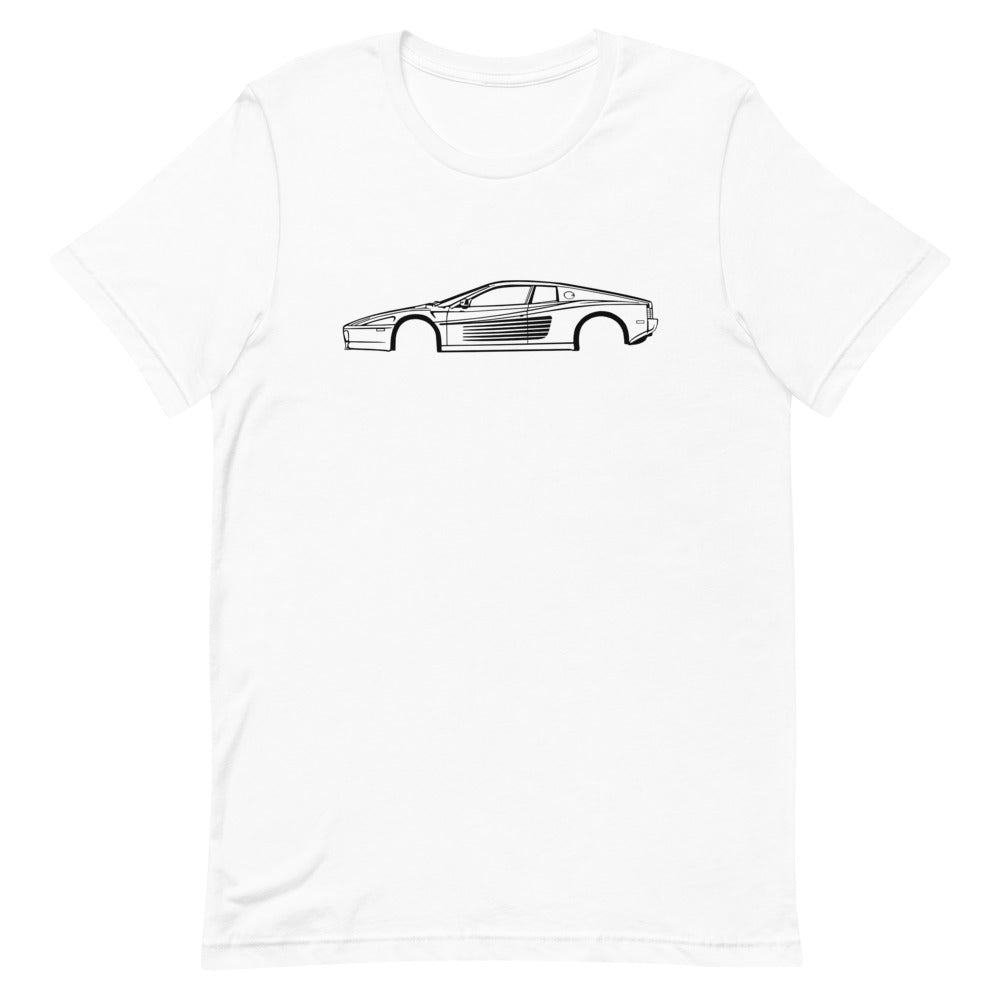 T-shirt Homme Manches Courtes Ferrari 512 Testarossa