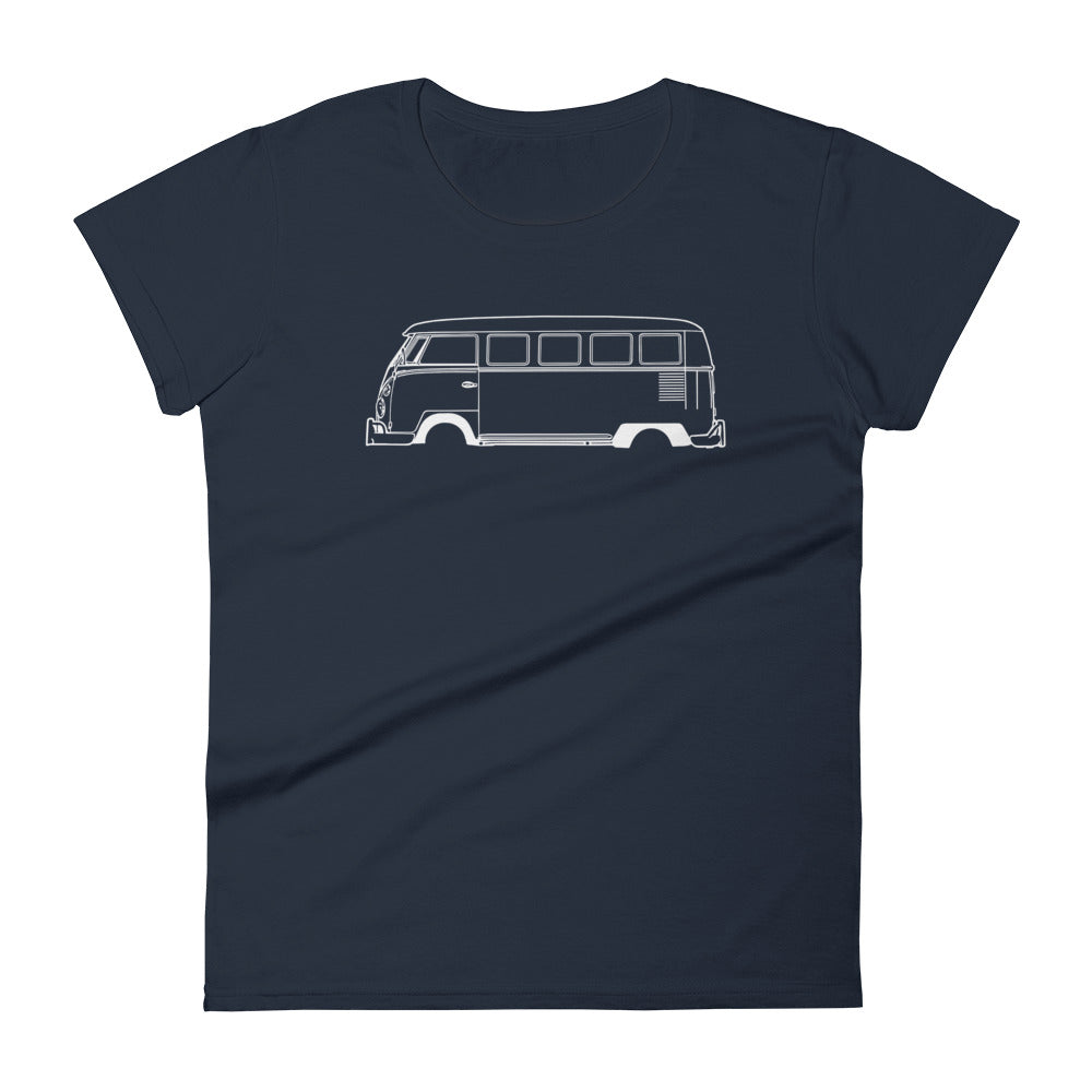 T-shirt femme Manches Courtes Volkswagen Combi T1