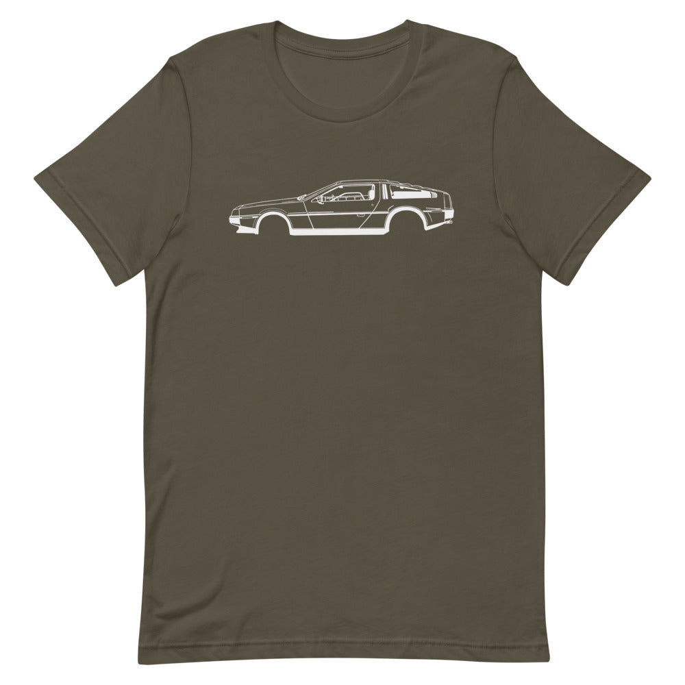 T-shirt Homme Manches Courtes Delorean DMC-12