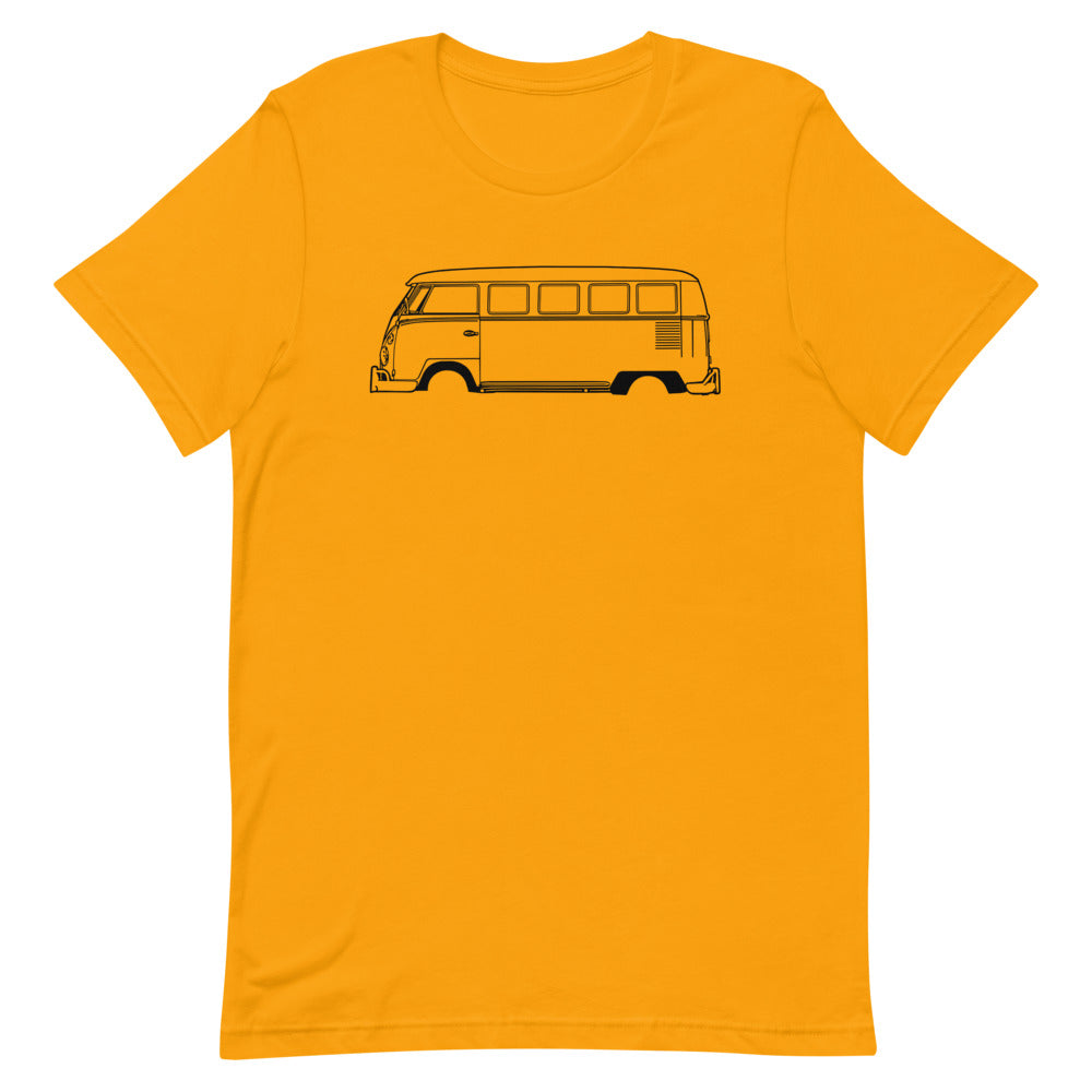 T-shirt Homme Manches Courtes Volkswagen Combi T1