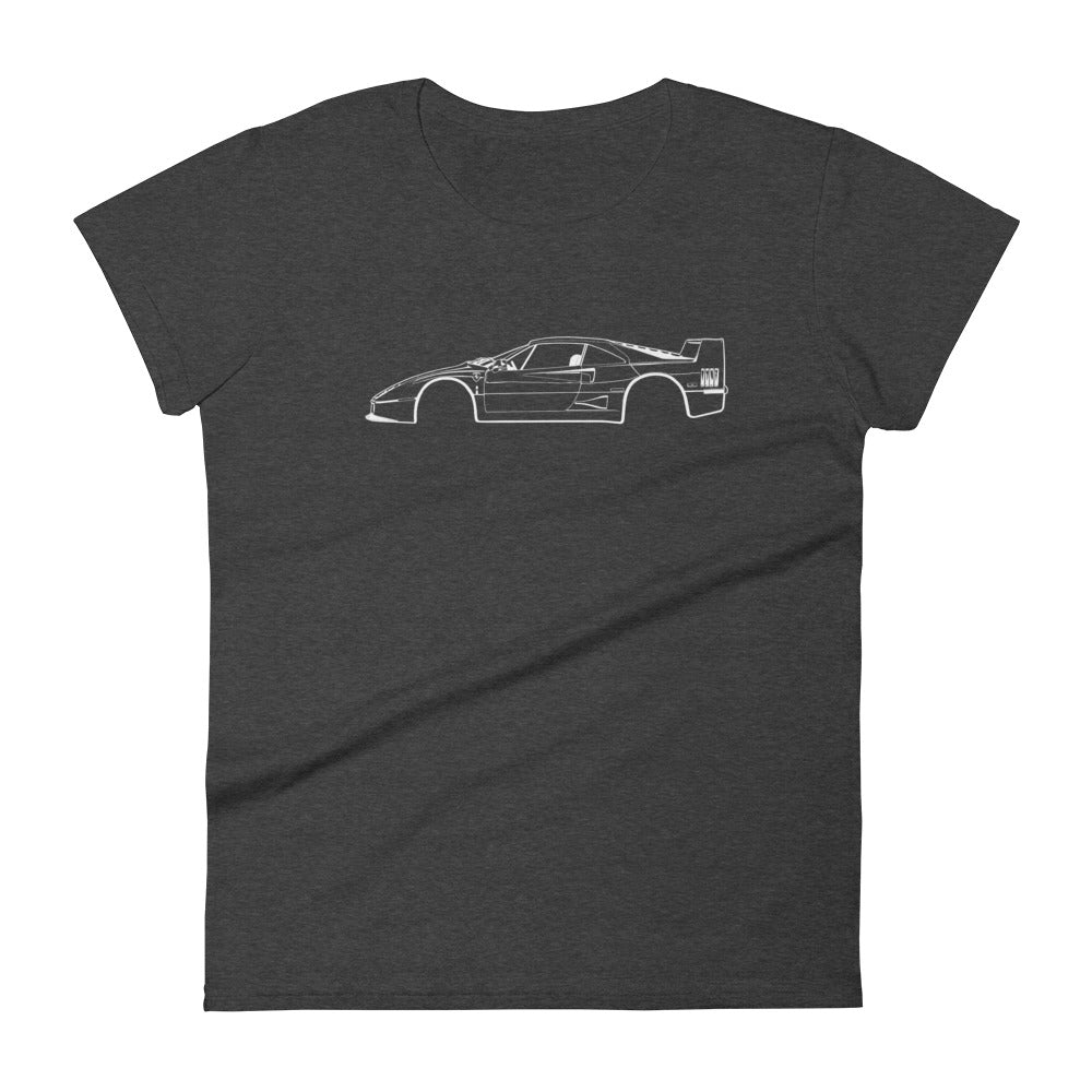 T-shirt femme Manches Courtes Ferrari F40