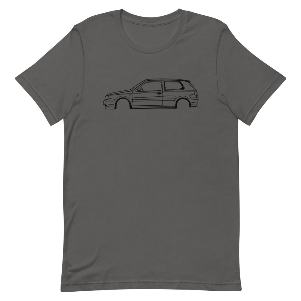 T-shirt Homme Manches Courtes Volkswagen Golf mk3