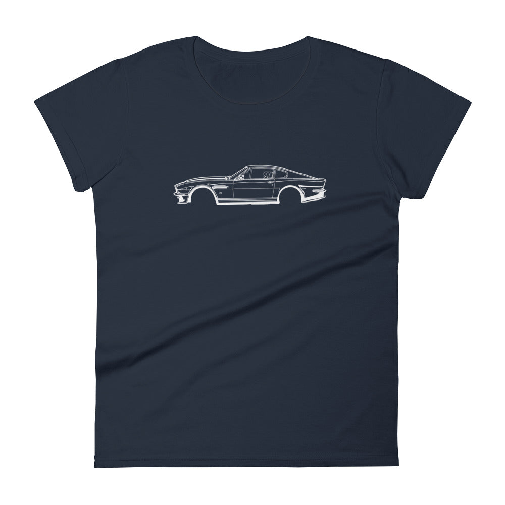 T-shirt femme Manches Courtes Aston Martin V8