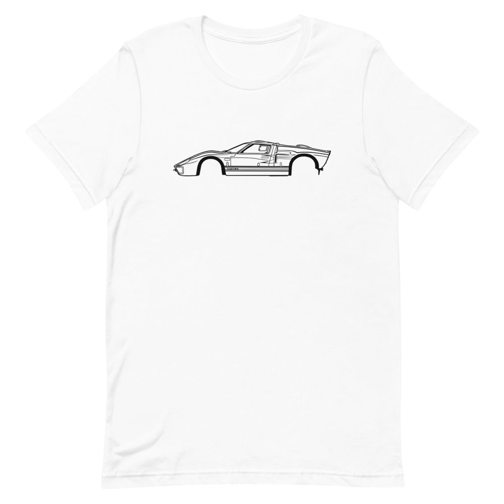 T-shirt Homme Manches Courtes Ford GT40 mk2