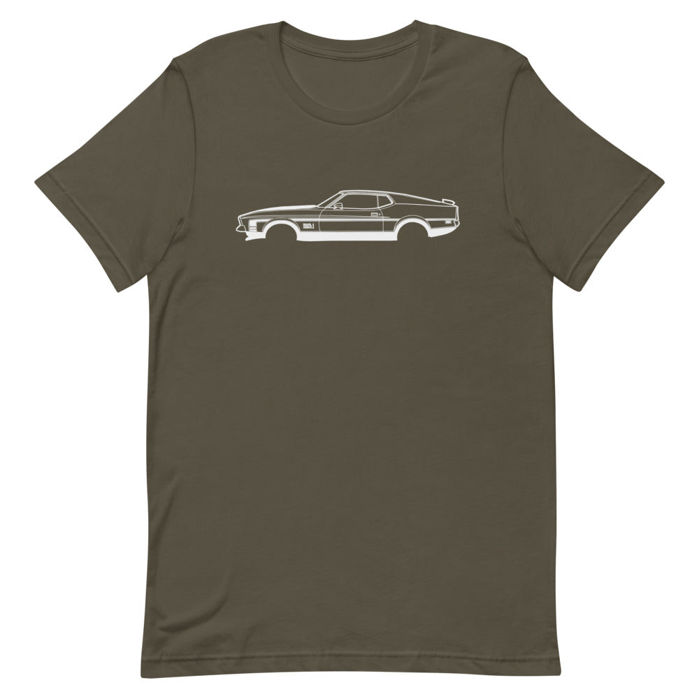 T-shirt Homme Manches Courtes Ford Mustang Mach 1 mk2