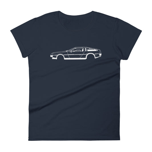 T-shirt femme Manches Courtes Delorean DMC-12