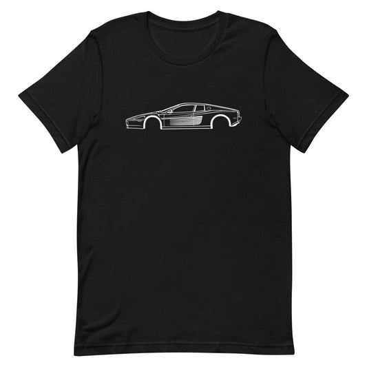 T-shirt Homme Manches Courtes Ferrari 512 Testarossa