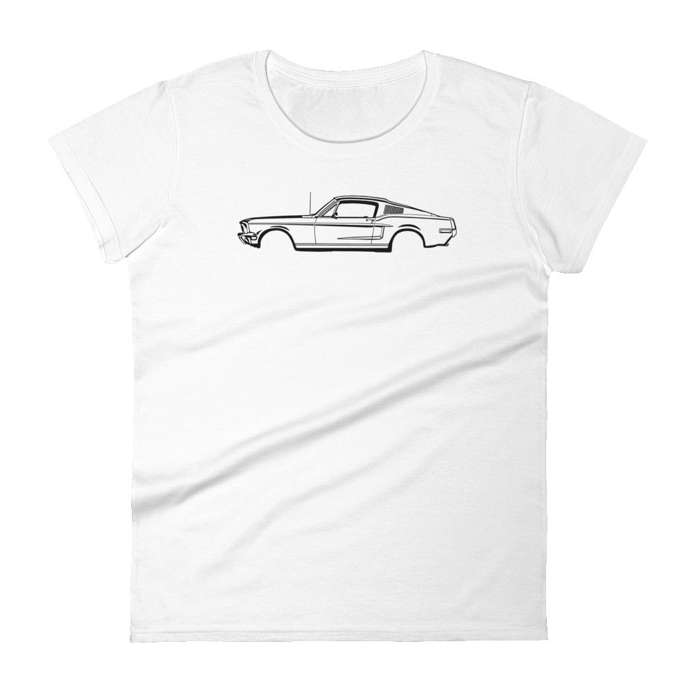 Ford Mustang mk1 Women's T-shirt Short Sleeve