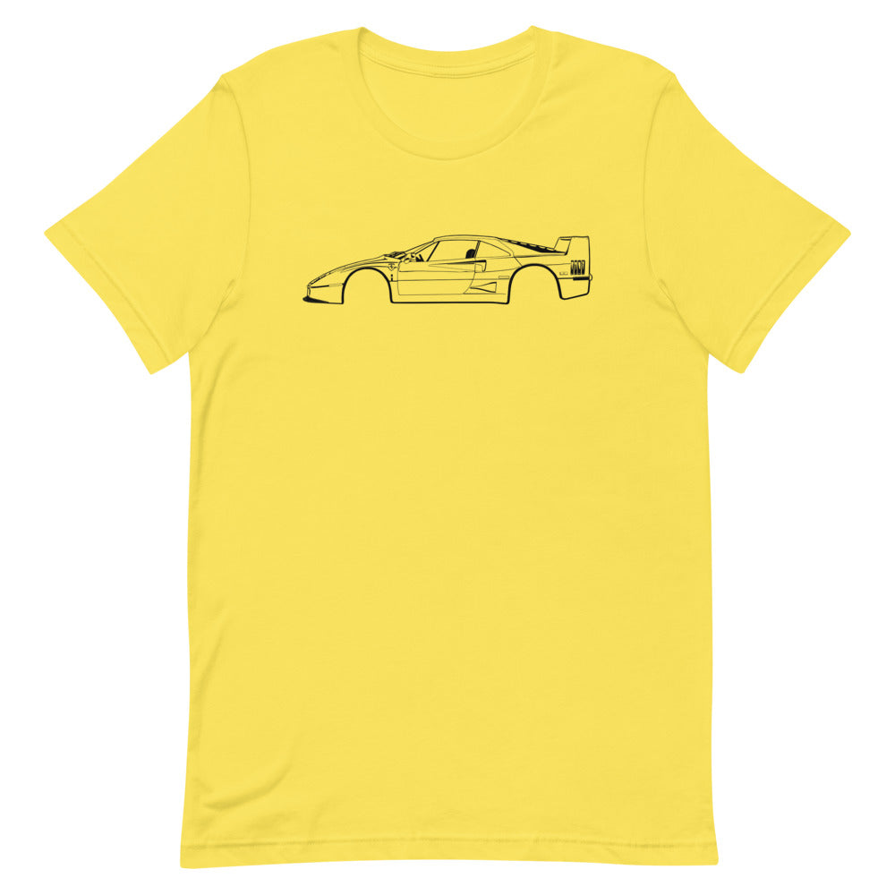 T-shirt Homme Manches Courtes Ferrari F40