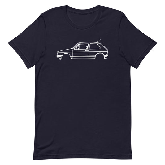 T-shirt Homme Manches Courtes Volkswagen Golf mk1