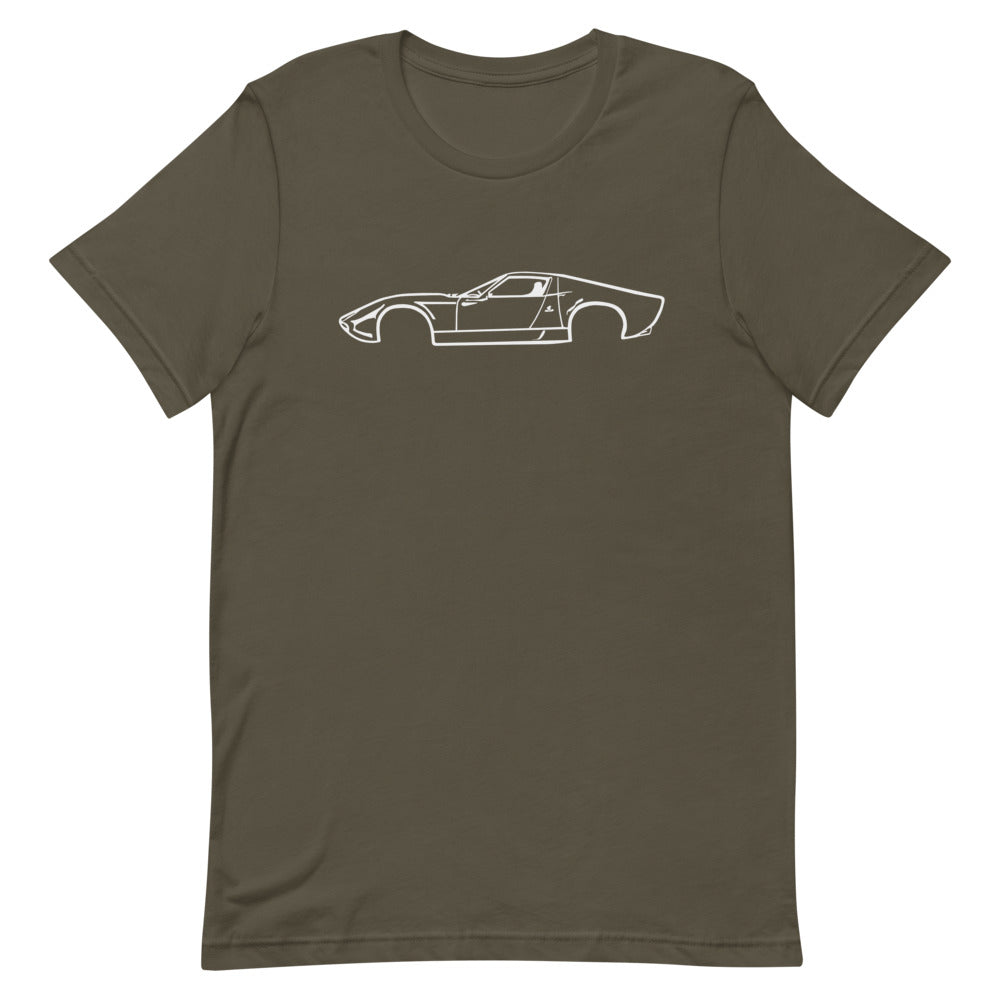 T-shirt Homme Manches Courtes Lamborghini Miura