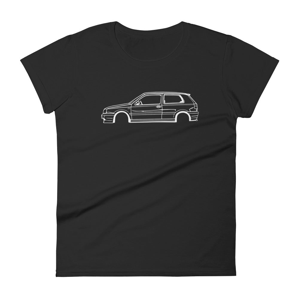 T-shirt femme Manches Courtes Volkswagen Golf mk3
